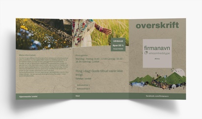 Forhåndsvisning af design for Designgalleri: Natur og landskaber Brochurer, 3-fløjet A5 (148 x 210 mm)