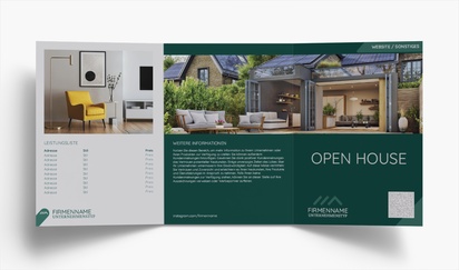 Designvorschau für Designgalerie: Falzflyer Immobilien-Entwicklung, Wickelfalz A5 (148 x 210 mm)
