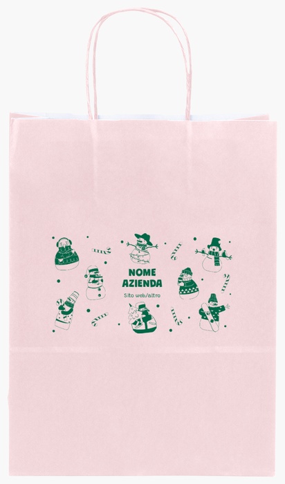 Anteprima design per Galleria di design: sacchetti di carta stampa monocolore per divertente e stravagante, S (22 x 10 x 29 cm)