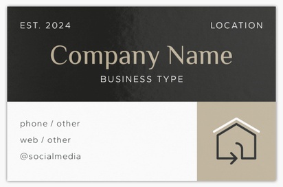 Design Preview for Design Gallery: Appraisal & Investments Ultra-Thick Business Cards, Standard (85 x 55 mm)