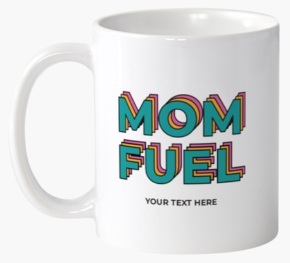 Design Preview for Humorous Custom Mugs Templates, Wrap-around