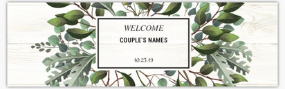 Design Preview for Templates for Wedding Vinyl Banners , 760 x 2440 mm Horizontal None Indoor Vinyl No