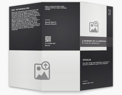 Un consulta curriculum vitae diseño negro gris para Moderno y sencillo con 3 imágenes
