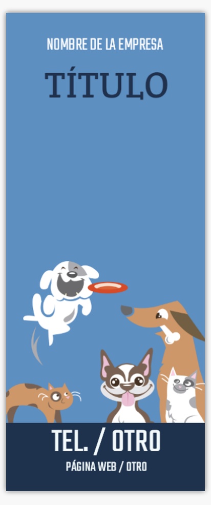 Un perrera cuidado de mascotas diseño azul para Empresas