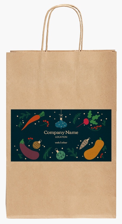 Design Preview for Design Gallery: Food Service Paper Bags, 35.5 x 24 x 12 cm