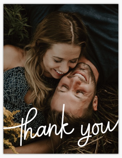 Design Preview for Thank you cards templates, Flat