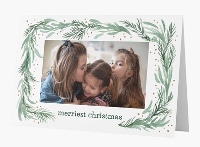 Design Preview for Design Gallery: Traditional & Classic Personalized Christmas Cards, Rectangular 18.2 x 11.7 cm