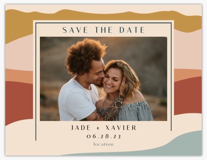 Design Preview for Patterns & Textures Save the Date Magnets Templates