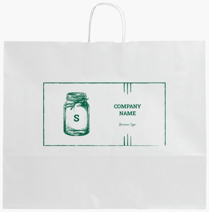 Design Preview for Design Gallery: Vintage Single-Colour Paper Bags, XL (54 x 14 x 45 cm)