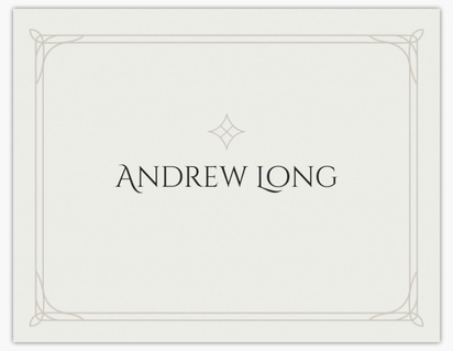 Design Preview for Design Gallery: Elegant Note Cards, Folded 10.7 x 13.9 cm