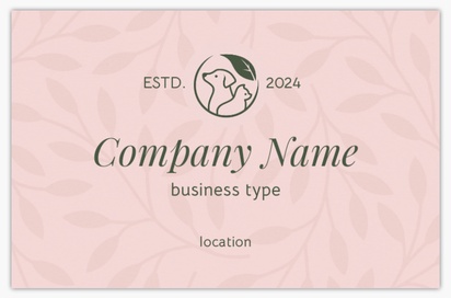 Design Preview for Design Gallery: Animals Standard Business Cards, Standard (85 x 55 mm)