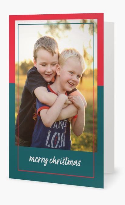 Design Preview for Christmas cards, Rectangular 18.2 x 11.7 cm