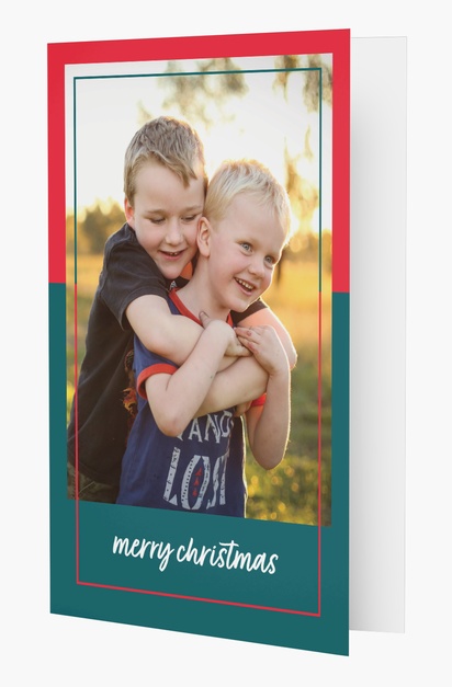 Design Preview for Design Gallery: Bold & Colourful Christmas Cards, Rectangular 18.2 x 11.7 cm