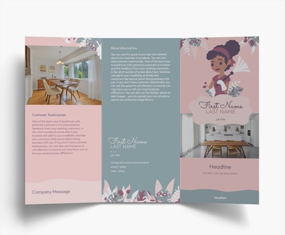 Design Preview for Design Gallery: Cleaning Services Folded Leaflets, Tri-fold DL (99 x 210 mm)
