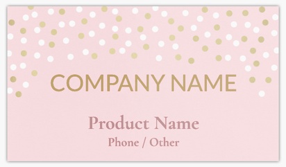 Design Preview for Waxing & Hair Removal Glossy Business Cards Templates, Standard (3.5" x 2")