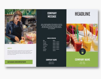 Design Preview for Design Gallery: Bars & Nightclubs Custom Brochures, 8.5" x 14" Tri-fold