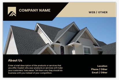 Design Preview for Roofing Postcards Templates, 4" x 6"