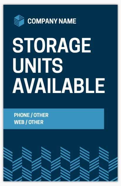 Design Preview for Removals & Storage Posters Templates, 11" x 17"