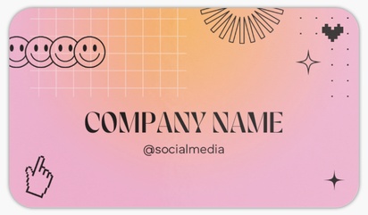 Design Preview for Illustration Rounded Corner Business Cards Templates, Standard (3.5" x 2")
