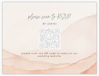 Design Preview for Templates for Bohemian RSVP Cards , Flat 10.7 x 13.9 cm