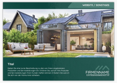 Designvorschau für Designgalerie: Flyer und Falzflyer Immobilien,  Ohne Falz A5 (148 x 210 mm)