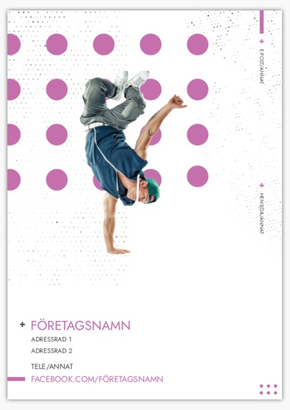 Förhandsgranskning av design för Designgalleri: Dans & koreografi Foamexskyltar, A1 (594 x 841 mm)