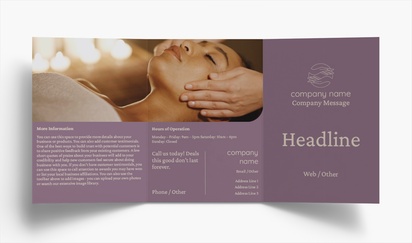 Design Preview for Design Gallery: Modern & Simple Folded Leaflets, Tri-fold A5 (148 x 210 mm)