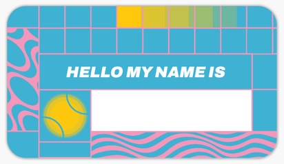 Design Preview for Design Gallery: Art & Entertainment Name Tags