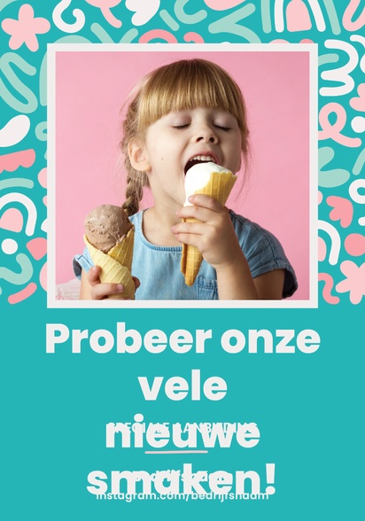Voorvertoning ontwerp voor Ontwerpgalerij: Snoepwinkels Posters, B1 (707 x 1000 mm) 