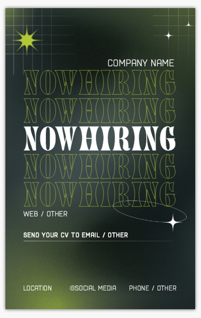 Design Preview for Design Gallery: Recruiting & Temporary Agencies Vinyl Banners, 76 x 122 cm