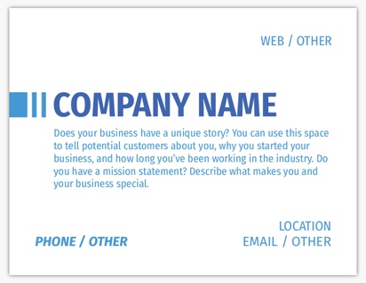 Design Preview for Design Gallery: Business Services Postcards, Standard