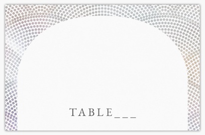 Aperçu du graphisme pour Galerie de modèles : cartes de placement de table