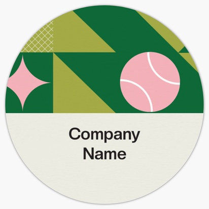 Design Preview for Design Gallery: Retro & Vintage Product Labels on Sheets, Circle 3.8 x 3.8 cm