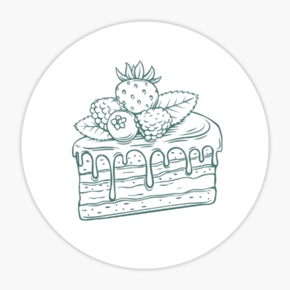 A cupcake patisserie gray design for Elegant