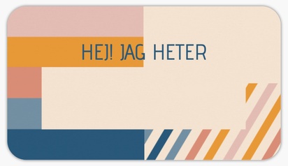 Förhandsgranskning av design för Designgalleri: Retro & vintage Klistermärken på ark, 8,7 x 4,9 cm Rundad rektangulär