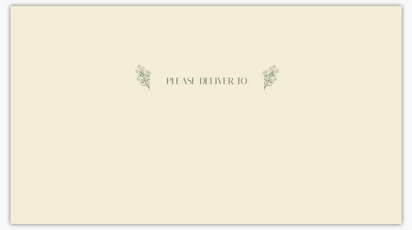 Design Preview for Design Gallery: Florals & Greenery Custom Envelopes,  19 x 12 cm
