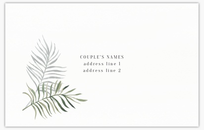 Design Preview for Design Gallery: Florals & Greenery Custom Envelopes, 14.6 x 11 cm
