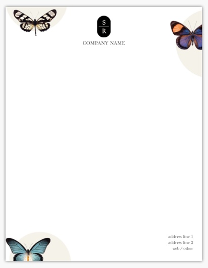 Design Preview for Animals Notepads Templates, 8.5" x 11"