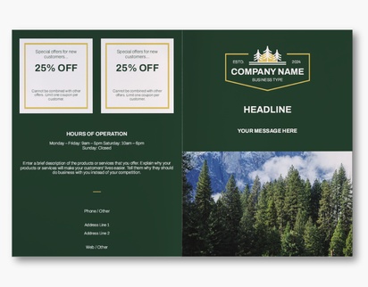 Design Preview for Design Gallery: Travel & Accommodation Custom Brochures, 11" x 17" Bi-fold