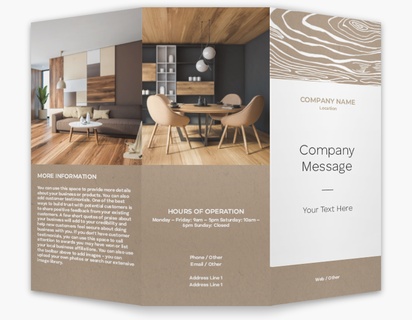 A carpentry Interior Design gray brown design for Modern & Simple