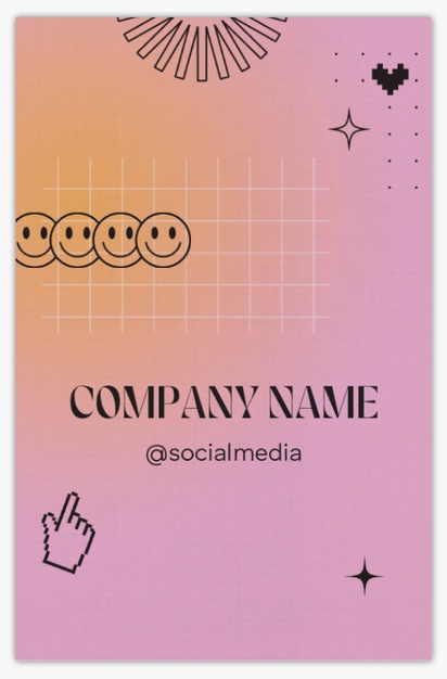 Design Preview for Design Gallery: Marketing & Communications Linen Business Cards