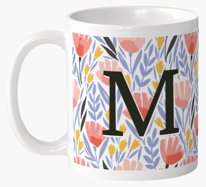 Aperçu du graphisme pour Galerie de modèles : mugs personnalisés pour monogrammes
