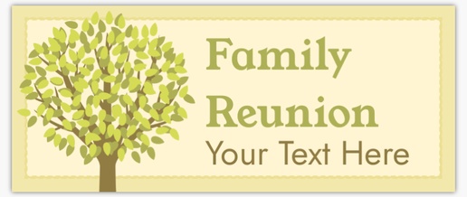 Design Preview for Family Reunion Vinyl Banners Templates, 2.5' x 6' Indoor vinyl Single-Sided