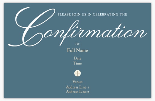 Design Preview for Design Gallery: Confirmation Invitations & Announcements, 4.6” x 7.2” Flat