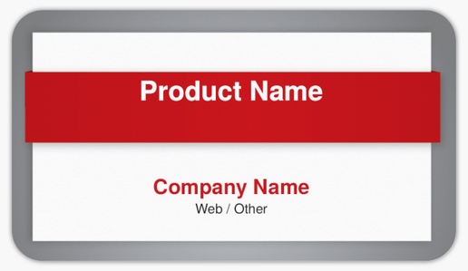 Design Preview for Business Services Product Labels on Sheets Templates, 2" x 3.5" Rounded Rectangle