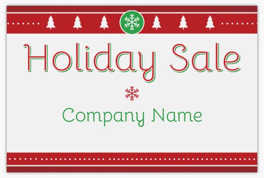 A holiday sale seasonal sale white brown design for Holiday