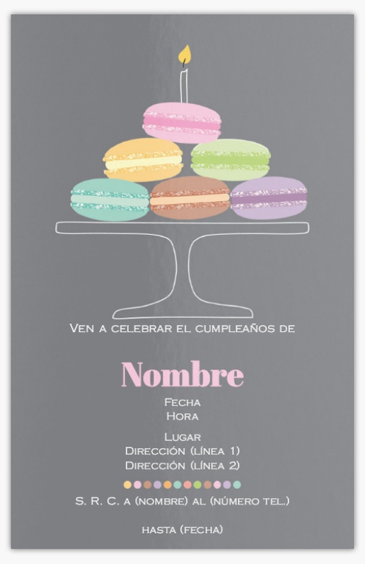 Vista previa del diseño de Invitaciones para fiesta de cumpleaños infantil , 18,2 x 11,7 cm