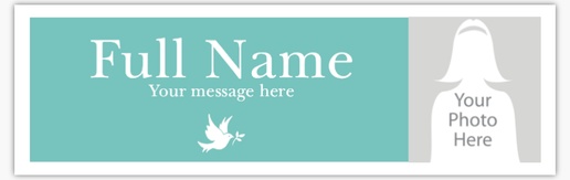 Design Preview for Baptism & Christening Vinyl Banners Templates, 2.5' x 8' Indoor vinyl Single-Sided