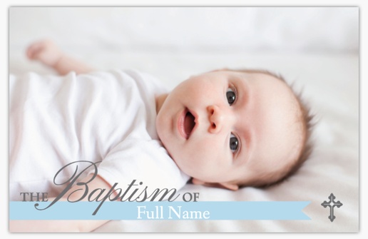 Design Preview for Religious & Baptism Invitations, 4.6” x 7.2”