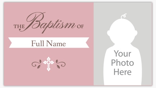 A 1 photos catholic pink white design for Religious with 1 uploads